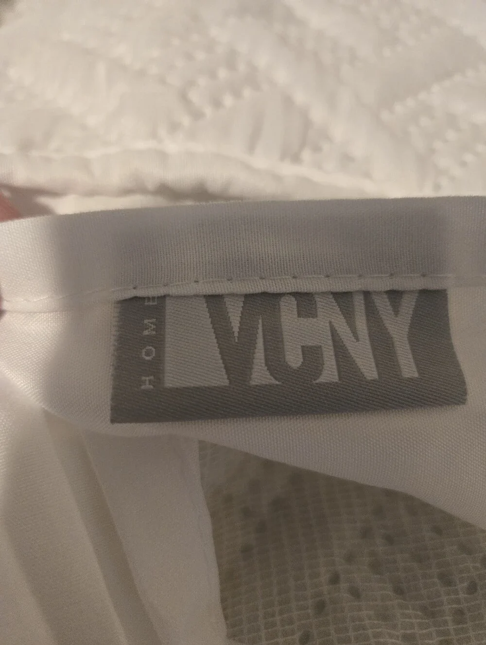 VCNY White Standard Size Pillow Cases/Shams. Set Of 2.
